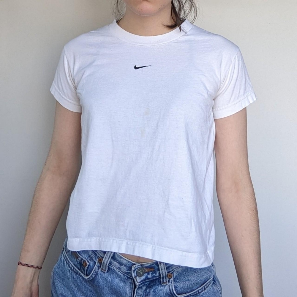 Vintage 90's Nike Center Swoosh Baby Tee T-shirt